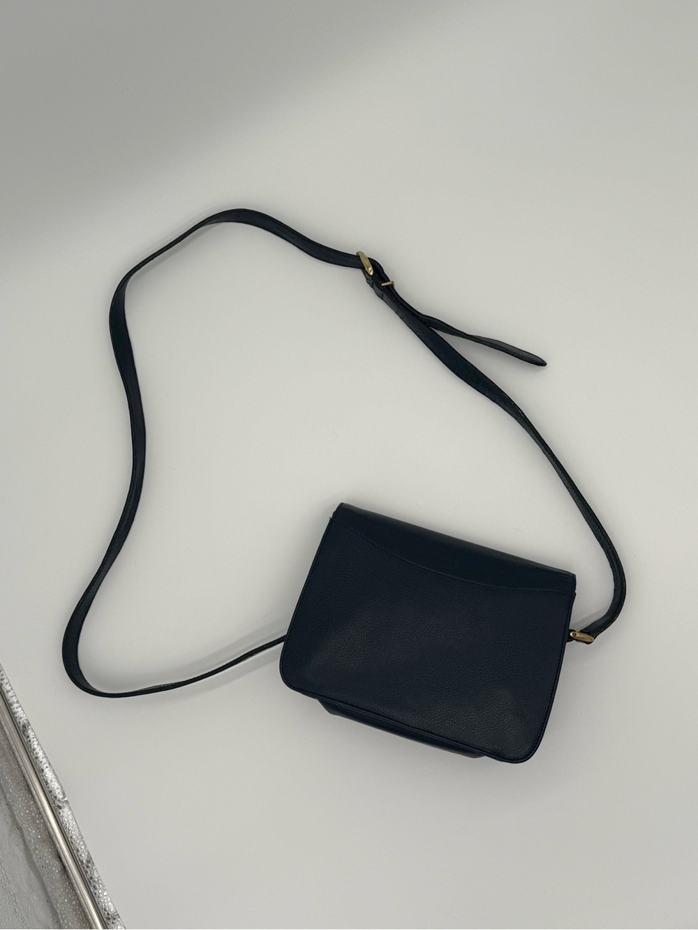 Coach 4400 Navy Leather Crossbody USA Made Classic Madison Spence Legacy Vintage - Picture 13 of 16